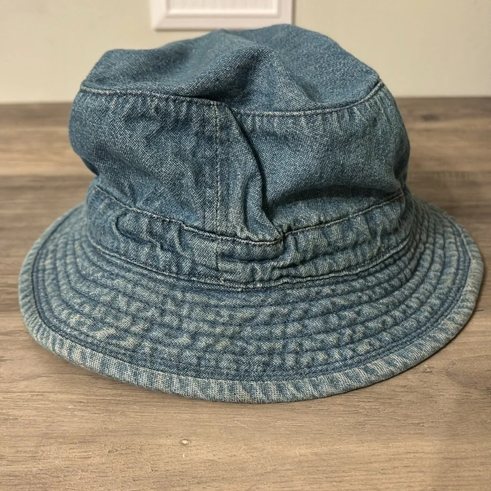 RARE Ouray Ford Motor Company Kids Denim Bucket Hat w/Embroidered Logo PRE OWNED